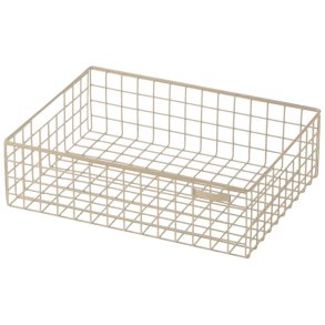 KALAGER Design Opbevaringskurv 39,5x27 cm, Creme Beige