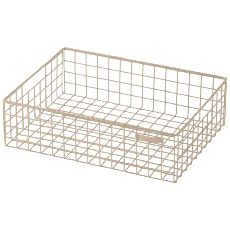 KALAGER Design Aufbewahrungskorb 39,5x27 cm, Cremebeige