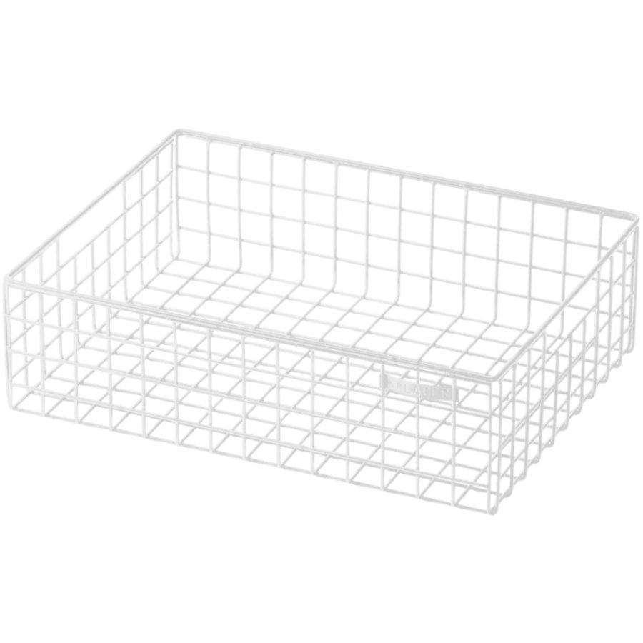 KALAGER Design Aufbewahrungskorb 39,5x27 cm, Weiß