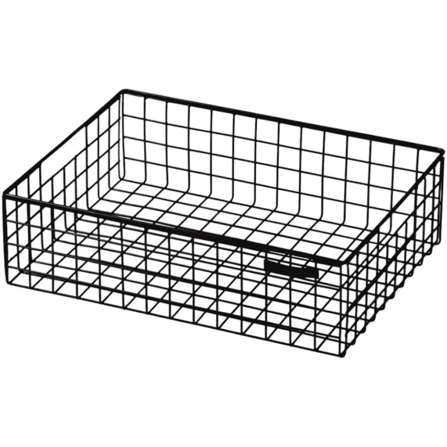 KALAGER Design Aufbewahrungskorb 39,5x27 cm, Schwarz