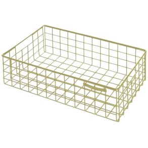 KALAGER Design Opbevaringskurv 31,5x19,5 cm, Green Beige
