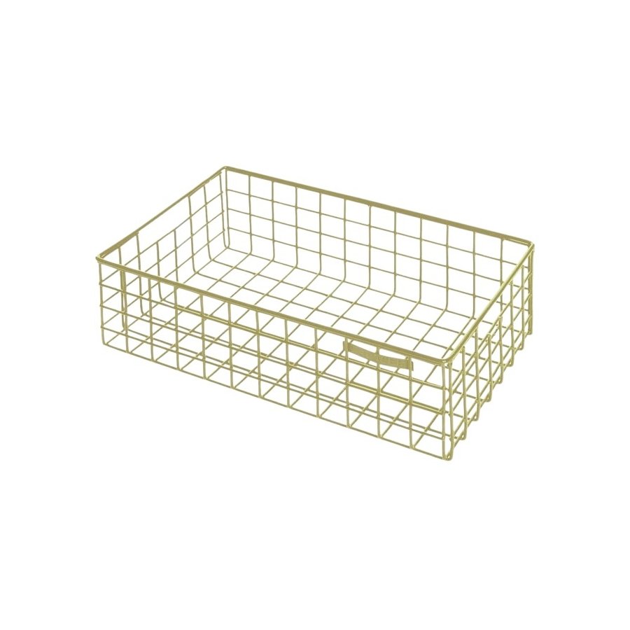 KALAGER Design Opbevaringskurv 31,5x19,5 cm, Green Beige