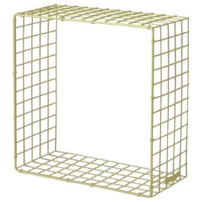 KALAGER Design WIRE SQUARE Hylde 31x31 cm, Green Beige