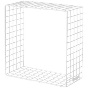 KALAGER Design WIRE SQUARE Wandrekje 31x31 cm, Wit