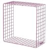 KALAGER Design WIRE SQUARE Hylde 31x31 cm, Pink