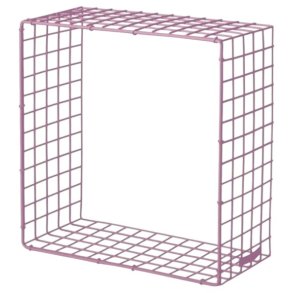 KALAGER Design WIRE SQUARE Hylde 31x31 cm, Pink