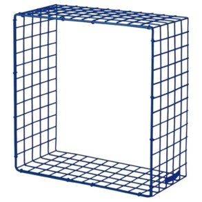KALAGER Design WIRE SQUARE Wandrekje 31x31 cm, Ultra Marine Blue