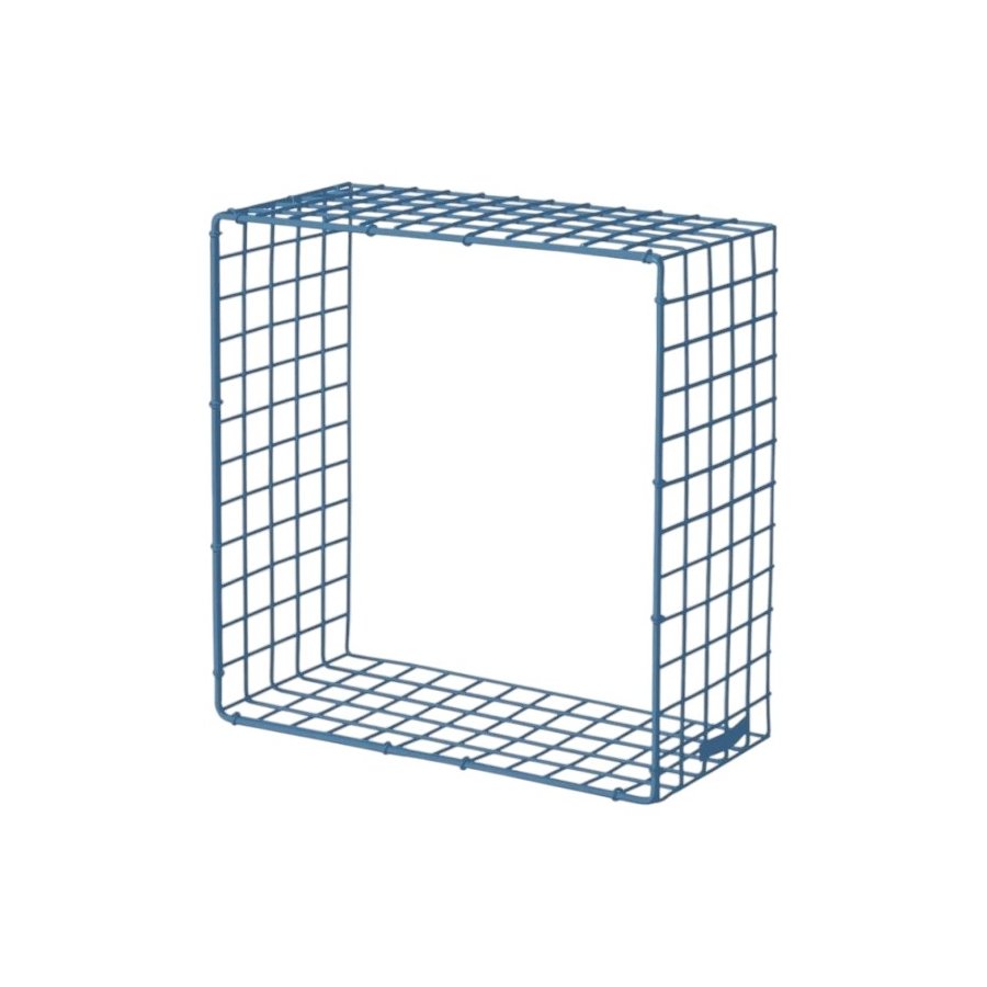 KALAGER Design WIRE SQUARE Hylde 31x31 cm, Pastel Blue
