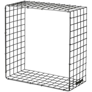 KALAGER Design WIRE SQUARE Hylde 31x31 cm, Rustic Grey