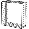 KALAGER Design WIRE SQUARE Wandregal 31x31 cm, Schwarz