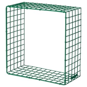 KALAGER Design WIRE SQUARE Hylde 31x31 cm, Signal Green