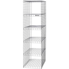 KALAGER Design GRID Wandrek 105x26 cm, Rustic Grey