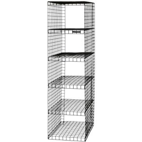 KALAGER Design GRID Wandrek 105x26 cm, Zwart