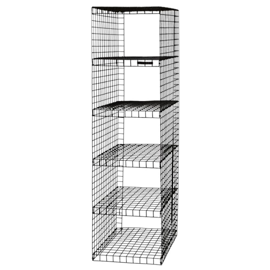 KALAGER Design GRID Reol 105x26 cm , Sort