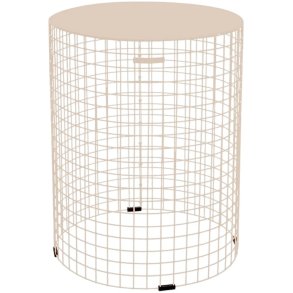KALAGER Design Platform Rond H49,5 cm, Creme Beige