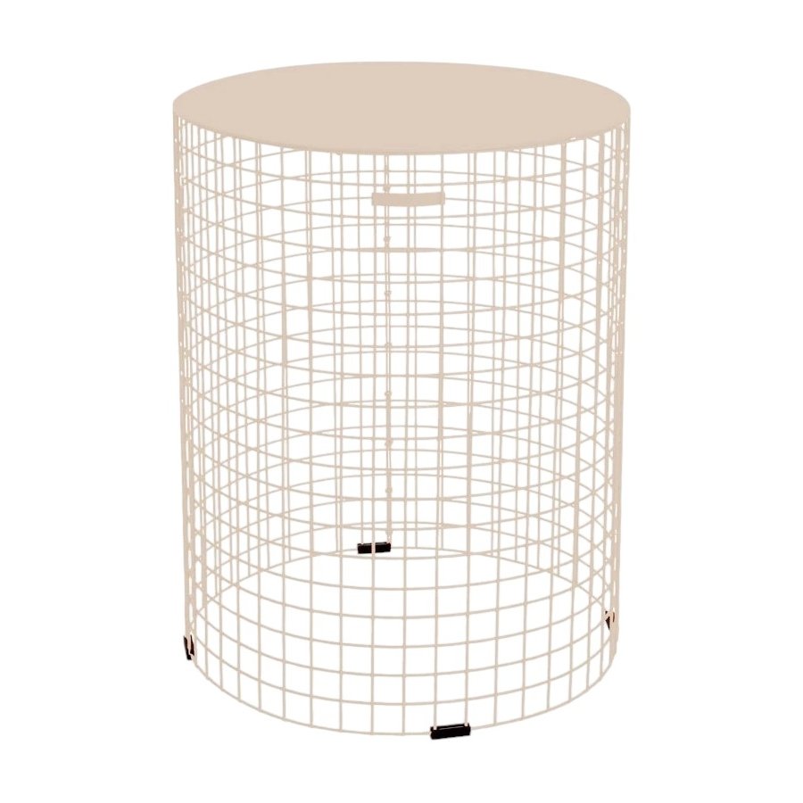 KALAGER Design Podie Rund H49,5 cm, Creme Beige