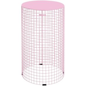 KALAGER Design Platform Rond H67 cm, Pink