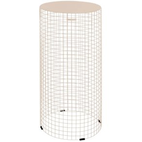 KALAGER Design Platform Rond H80 cm, Creme Beige