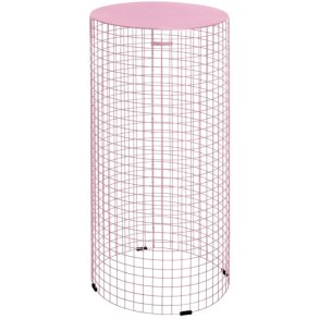 KALAGER Design Platform Rond H80 cm, Pink