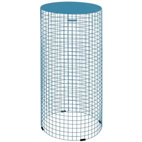 KALAGER Design Platform Rond H80 cm, Pastel Blue