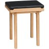 Kath & Andersen KA53 Skammel H46 cm, Olieret Eg/Sort