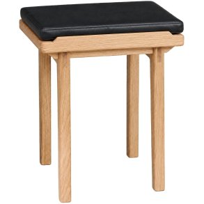Kath & Andersen KA53 Hocker H46 cm, Geölte Eiche/Schwarz
