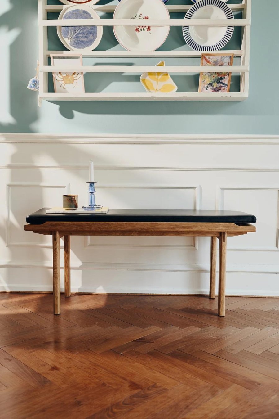 Kath & Andersen KA60 Bank 110 cm, Geölte Eiche/Schwarz