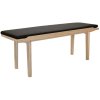 Kath & Andersen KA60 B�nk 110 cm, Olieret Eg/Sort