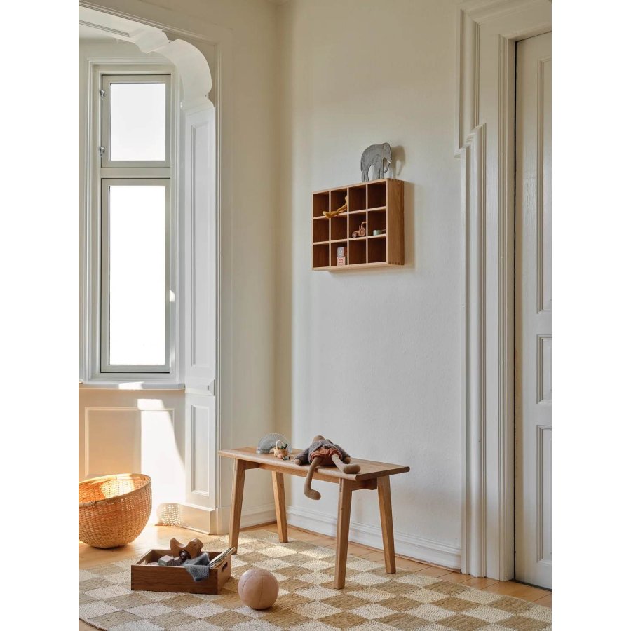 Kath & Andersen KA63 B�nk 90 cm, Olieret Eg