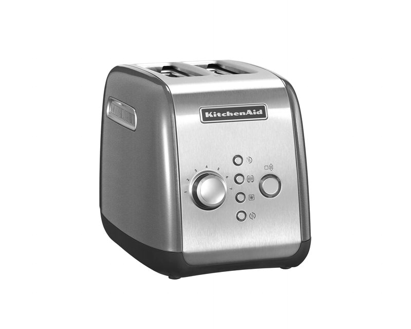 Kitchenaid Toaster 2skiver, contour silver Brødristere Hjem.dk