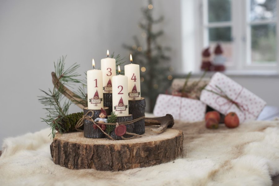 Klarborg Adventskranz 13,6 cm, Bette Kr�n
