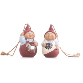 Klarborg Ka' Vip Wichtel Hngedekoration, Claus & Camilla