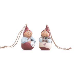 Klarborg Ka' Vip Wichtel Hängedekoration, Sara & Steffen