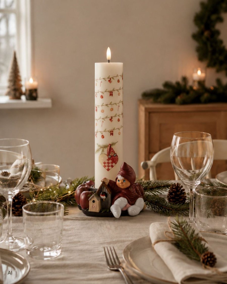 Klarborg Julelys LED �5/H22 cm