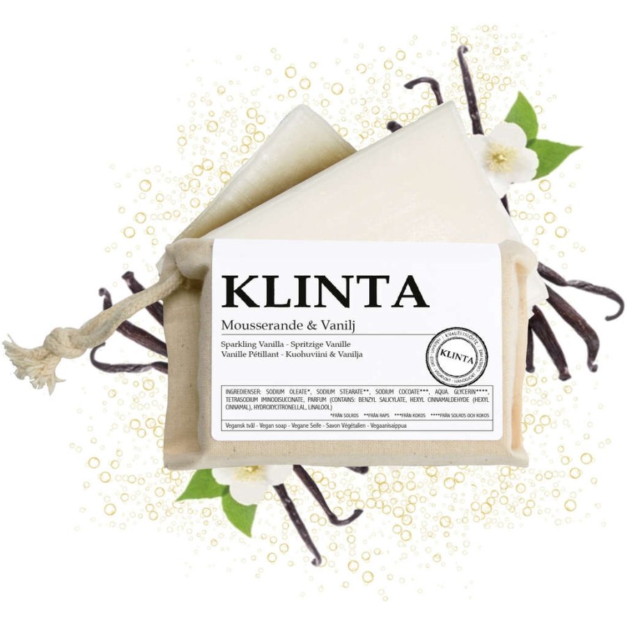 Klinta-Seife 100 g, prickelnd und Vanille