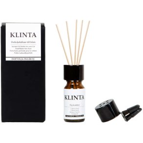 Klinta Duftölstäbchen und Autohalter,