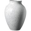 Knabstrup Keramik Vase 27 cm, Hvid/Gr