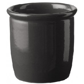 Knabstrup Keramik Einmachgefäß 0,5 L, Anthrazitgrau