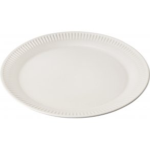 Knabstrup Keramik Tallerken 22cm, hvid