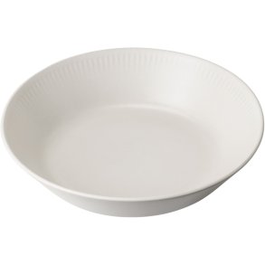 Knabstrup Keramik Dyb Tallerken 14,5cm, hvid