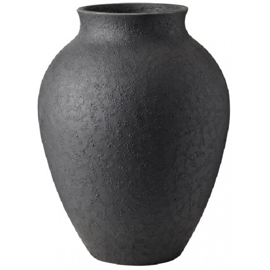 Knabstrup Keramik Vase 35 cm, Sort