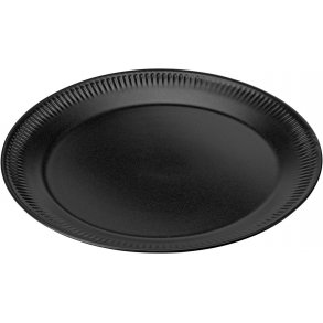 Knabstrup Keramik Teller 22 cm, Schwarz