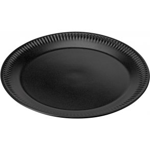Knabstrup Keramik Teller 19 cm, Schwarz