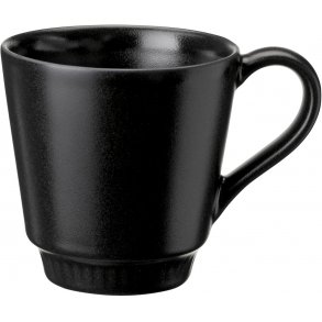 Knabstrup Keramik Becher 9 cm, Schwarz