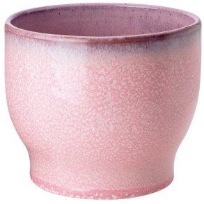 Knabstrup Keramik Blumentopf H15 cm, Rosa