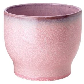 Knabstrup Keramik Blumentopf H10,5 cm, Rosa