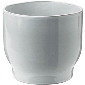 Knabstrup Keramik Blumentopf H15 cm, Wei
