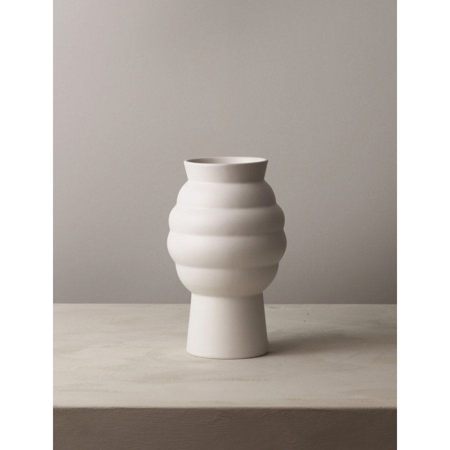 Knabstrup Keramik x Tortus Vase No2 H23,5 cm, Wei