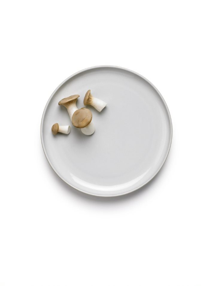 Knabstrup Tavola Tallerken 2 stk. 27 cm, Silkemat Hvid