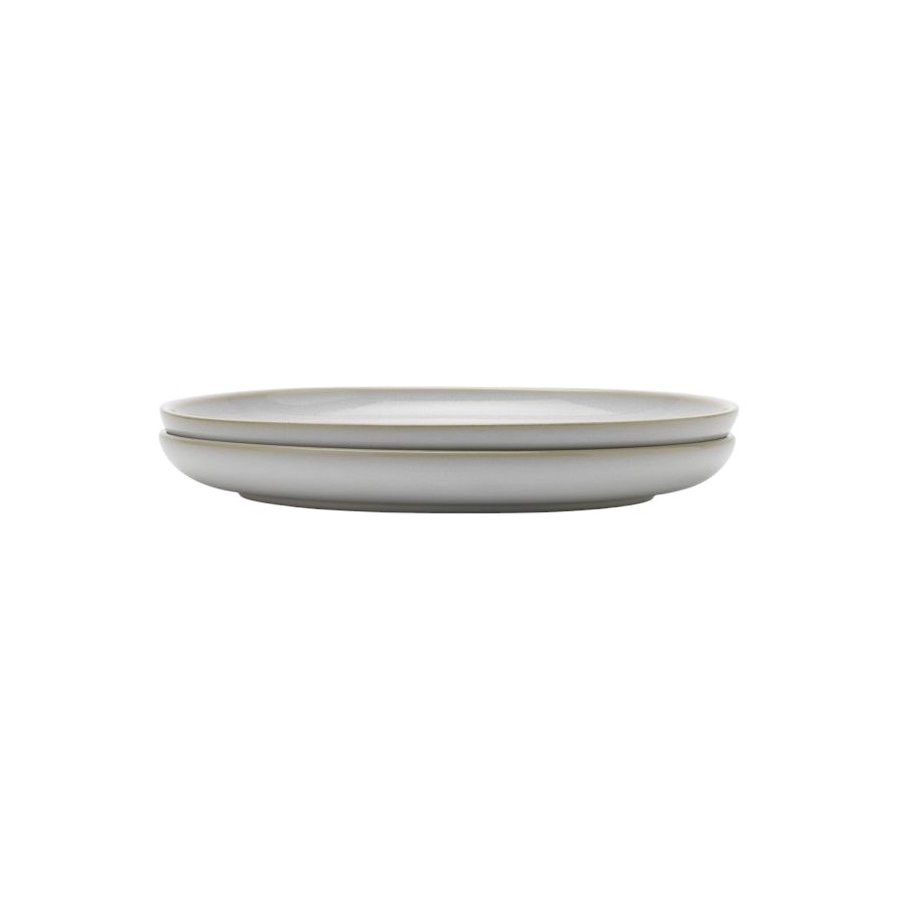 Knabstrup Tavola Tallerken 2 stk. 27 cm, Silkemat Hvid
